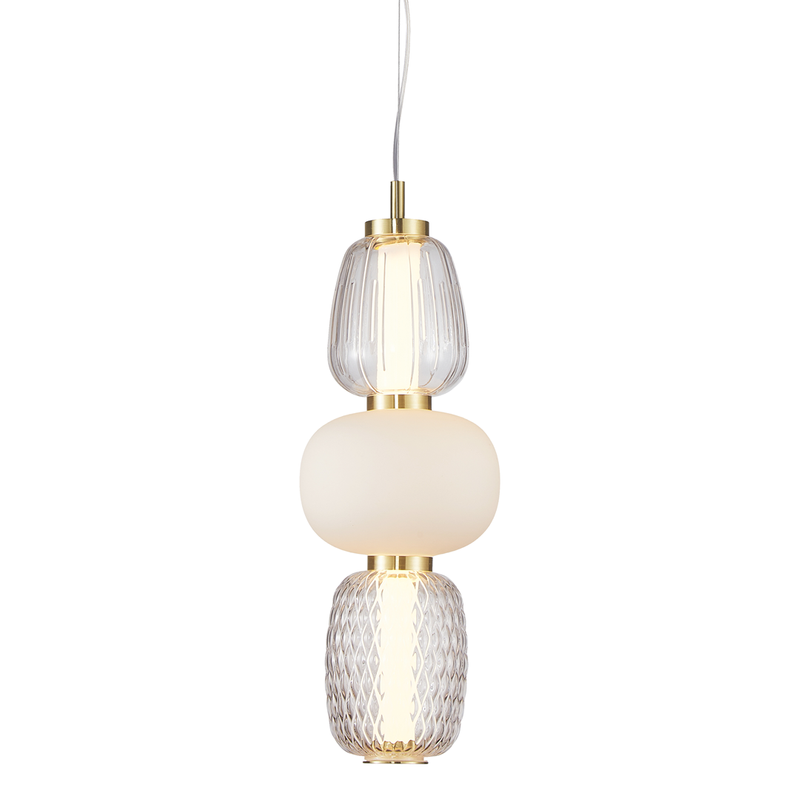 Lampa wisząca CARO GOLD 28W LED