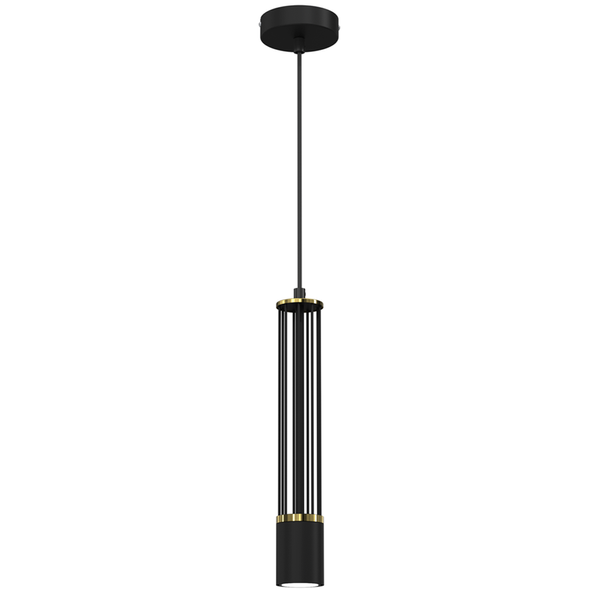 Lampa wisząca ESTILO, MLP8409. czarny/złoty, 1x40W GU10