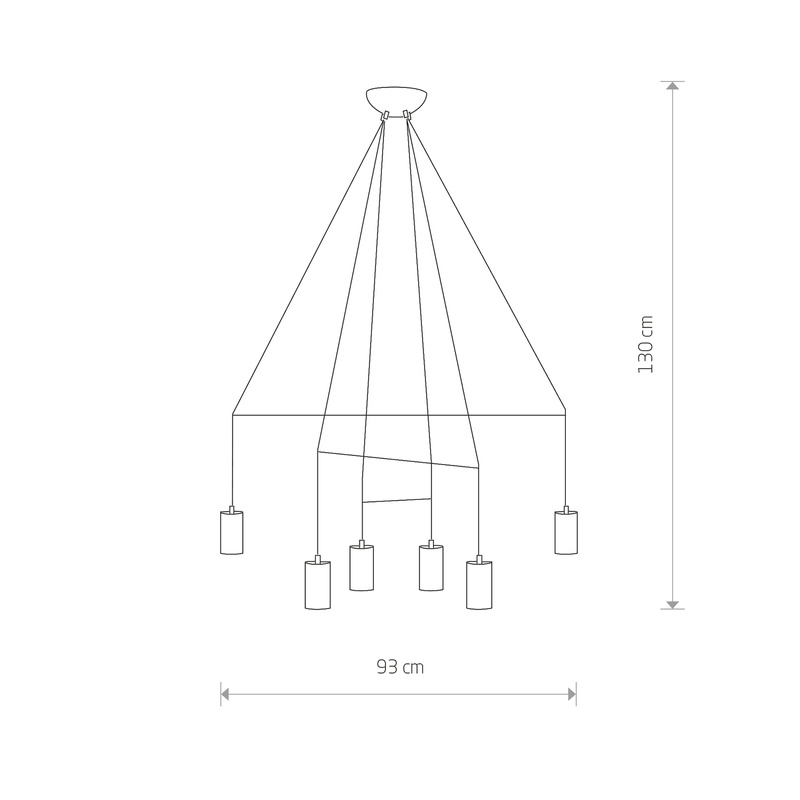 Lampa wisząca IMBRIA WHITE VI nowość 9676