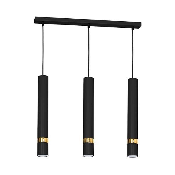 Lampa wisząca JOKER BLACK/GOLD 3xGU10