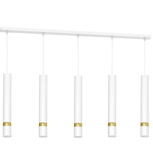 Lampa wisząca JOKER WHITE/GOLD 5xGU10