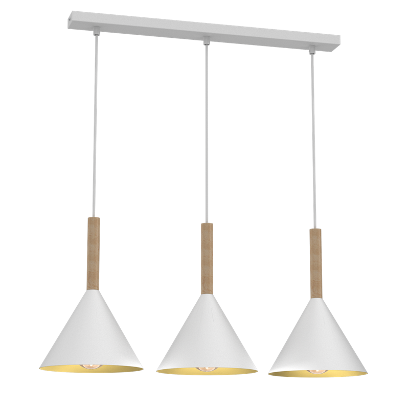 Lampa wisząca PERU WHITE 3xE27