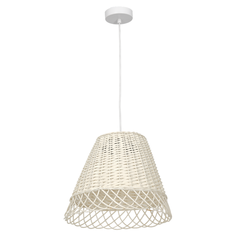 Lampa wisząca VIMINI, MLP7993, biała, 1x60W E27