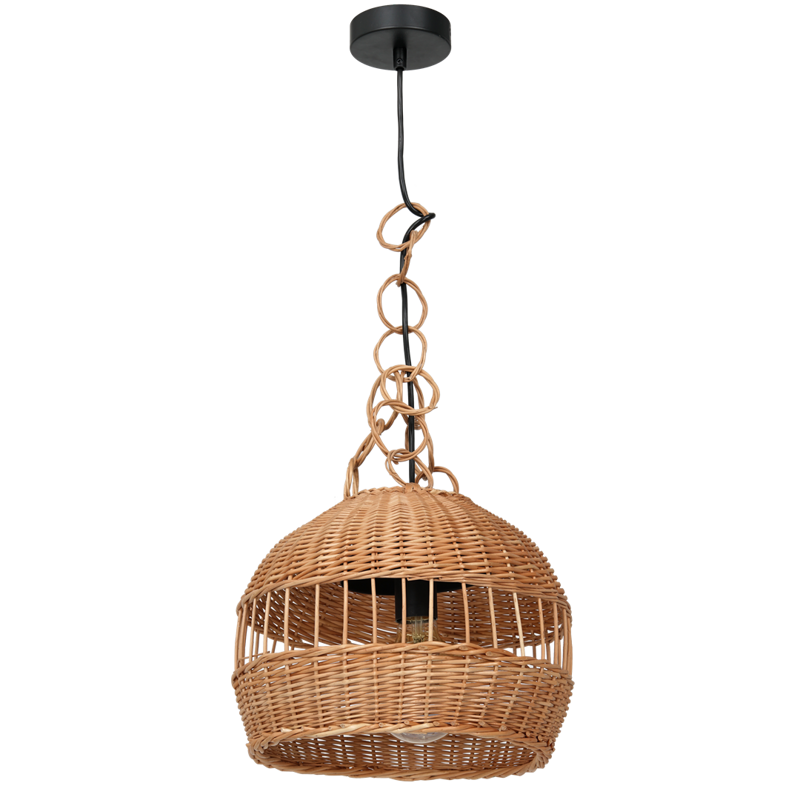 Lampa wisząca VIMINI NATURAL WOOD 1xE27