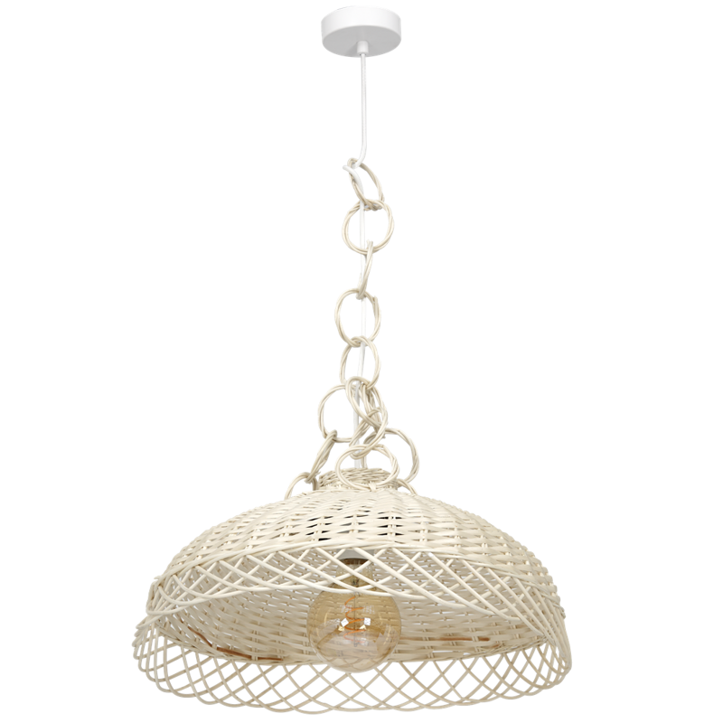 Lampa wisząca VIMINI WHITE 1xE27