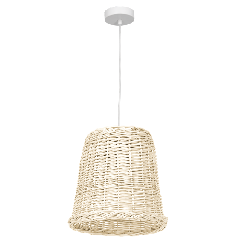 Lampa wisząca VIMINI WHITE 1xE27