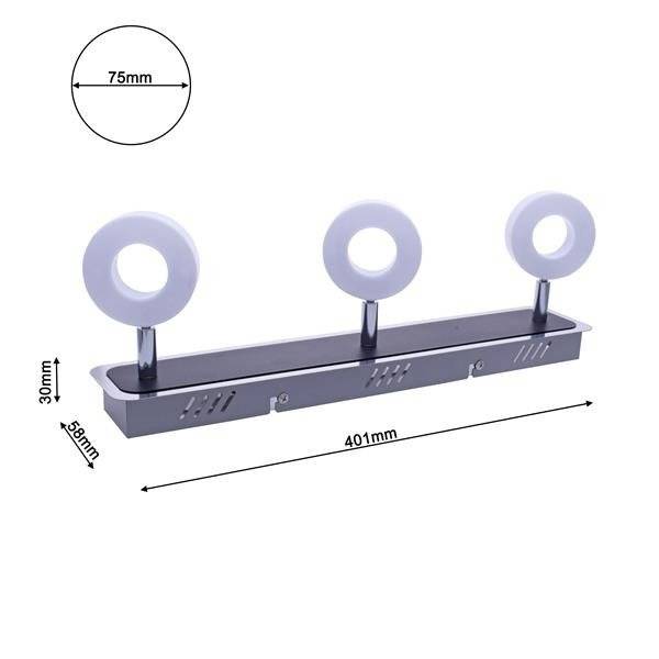 Nowoczesna lampa sufitowa SOLE 15W LED ML5490