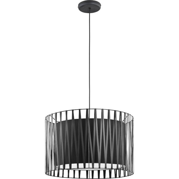 Nowoczesna lampa wisząca HARMONY BLACK 1655 3xE27