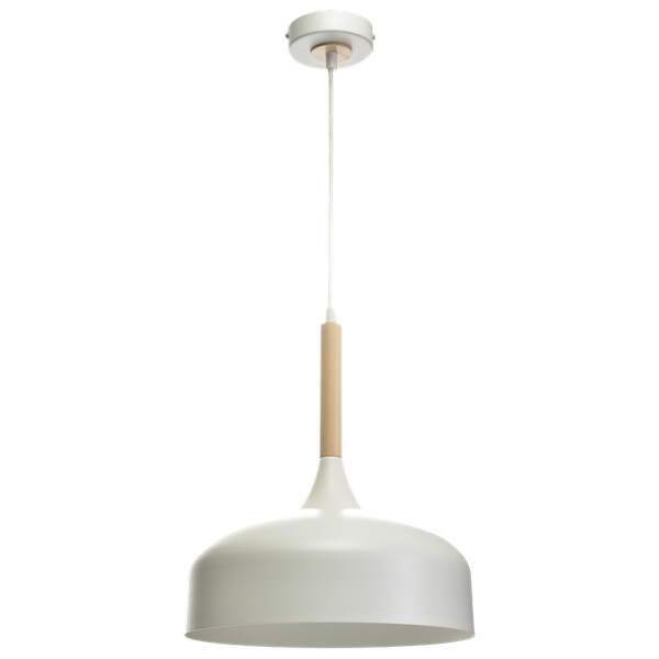 Nowoczesna lampa wisząca TAYLOR WHITE 1xE27 60W MLP6217