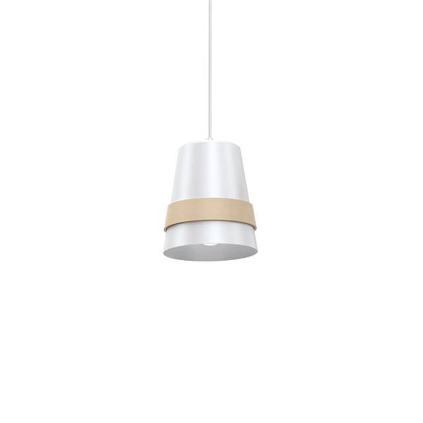 Nowoczesna lampa wisząca VENEZIA WHITE 1xE27 MLP5437