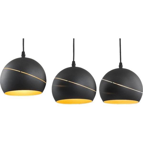 Nowoczesna lampa wisząca YODA BLACK ORBIT 2081 3xE27