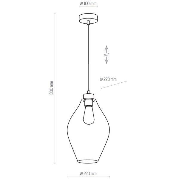 Nowoczesna lampa wisząca czarny/grafit TULON 4192