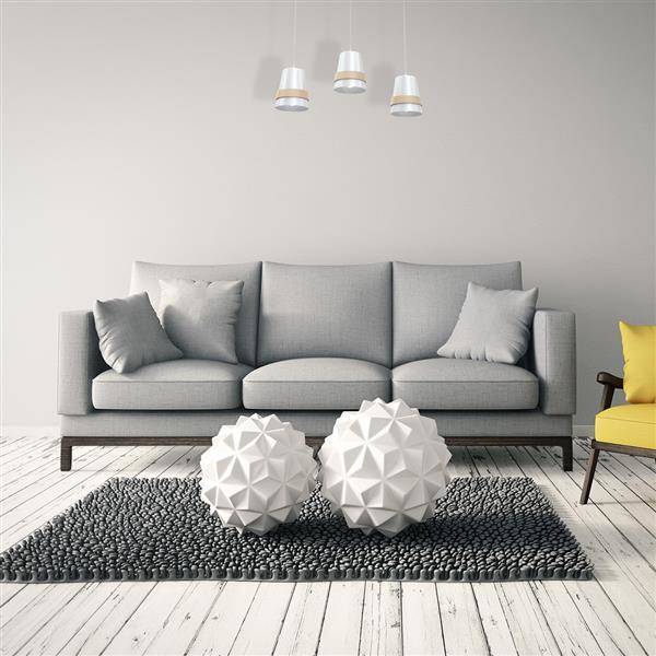 Nowoczesna lampa wisząca listwa VENEZIA WHITE 3xE27 MLP5438