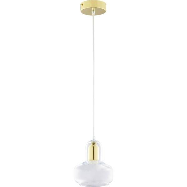 Nowoczesna lampa wisząca złoty/transparentny VICHY 2394