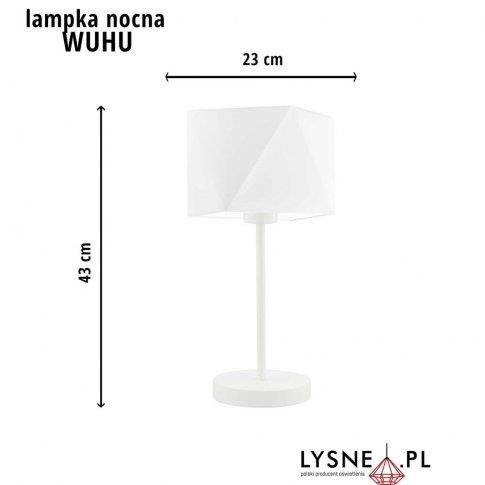 Różowa lampa stołowa do pokoju dziewczynki 