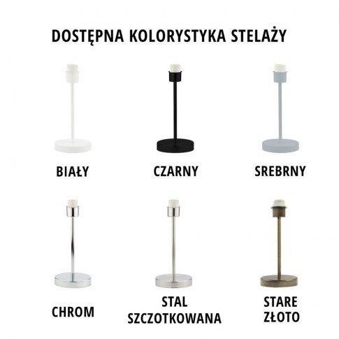 Różowa lampa stołowa do pokoju dziewczynki 