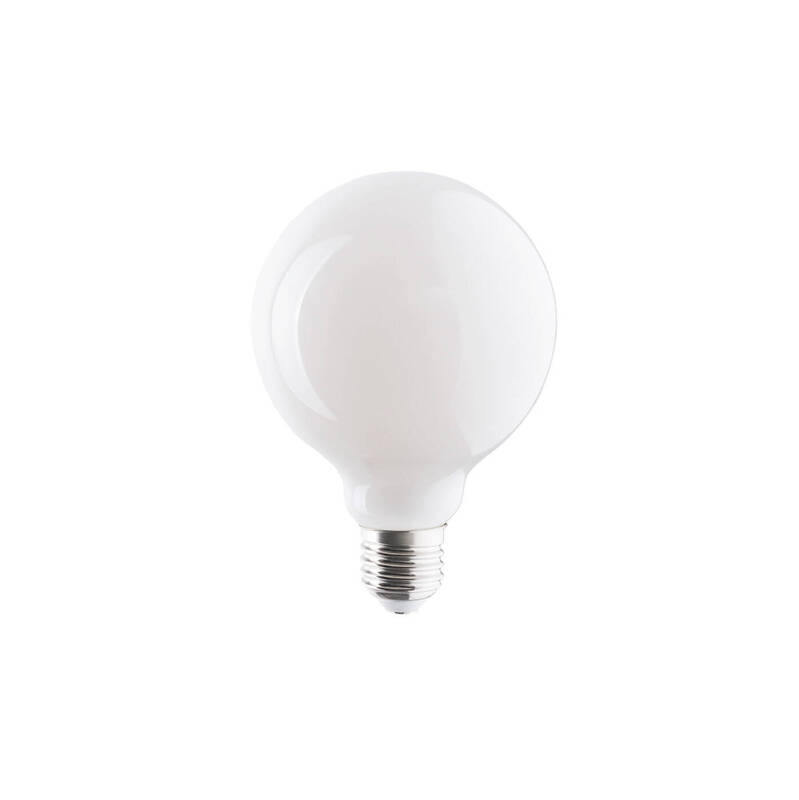 Żarówka LED E27 8W ciepła 3000K Glass Ball Bulb bez kołnierza G95 mleczna