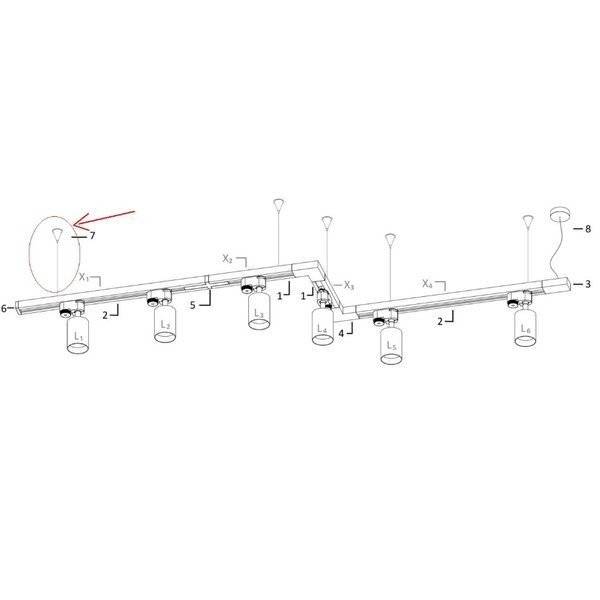 Zestaw do zawieszenia CTLS SUSPENSION KIT, 3 CIRCUIT, WHITE