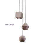 Betonowa lampa GEOMETRIC III 9695 zwis 130cm