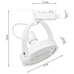 LUGAR WHITE track ligth 1xGU10 W Nowoczesnym stylu