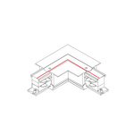 Łącznik kątowy CTLS RECESSED POWER L CONNECTOR RIGHT L-R 8230