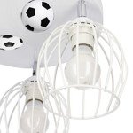 Lampa dla chłopca szara z motywem piłkarskim Mundial 3