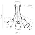 Lampa dziecięca sufitowa Wire Colour 3xE27