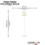 Lampa podłogowa PALERMO GOLD