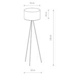 Lampa podłogowa stojąca CADILAC I 156cm 40W E27 | biały