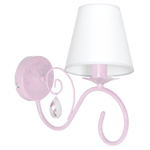 Lampa ścienna do pokoju dziewczynki różowa SARA PINK 1xE14 MLP1050