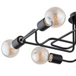 Lampa sufitowa HOOK VI czarny śr. 53x63cm