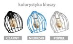 Lampa sufitowa do pokoju chłopca motyw piłkarski czarna Mundial 2