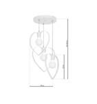 Lampa wisząca AMORE WHITE 3xE27 MLP9951