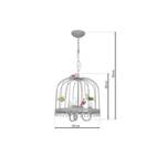 Lampa wisząca CANARIA GREY 3xE14 MLP6505