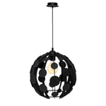 Lampa wisząca GAIA BLACK / WOOD 1xE27 60W MLP6325