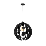 Lampa wisząca GAIA BLACK / WOOD 1xE27 60W MLP6325