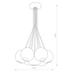 Lampa wisząca MALWI zwis 85cm