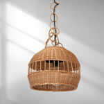 Lampa wisząca VIMINI NATURAL WOOD 1xE27