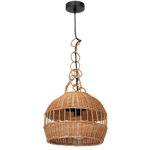 Lampa wisząca VIMINI NATURAL WOOD 1xE27