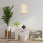 Lampa wisząca VIMINI WHITE 1xE27