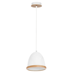 Lampa wisząca nowoczesna zwis STUDIO biały śr. 21cm