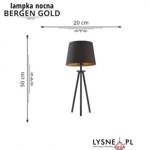 Lampka nocna BERGEN GOLD