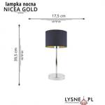 Lampka nocna NICEA GOLD