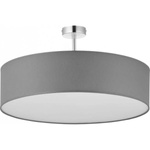 Nowoczesna lampa sufitowa 60cm szara RONDO 4239