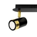 Nowoczesna lampa sufitowa DANI BLACK/GOLD 3xGU10 MLP6238