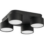 Nowoczesna lampa sufitowa SPACE BLACK 3401 4xGX53