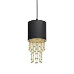 Nowoczesna lampa wisząca ALMERIA BLACK/GOLD 1xE27 MLP6439