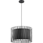 Nowoczesna lampa wisząca HARMONY BLACK 1655 3xE27