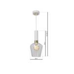 Nowoczesna lampa wisząca ROMA WHITE MLP6487