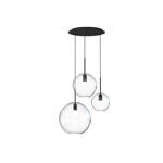 Nowoczesna lampa wisząca SPHERE III szklane kule szer. 50cm 40W | transparent